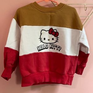 Zara girls sweatshirt Hello Kitty